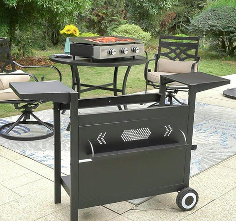 Outdoor Detachable Gas Griddle Grill– Perfect for BBQs, Cooking & Parties