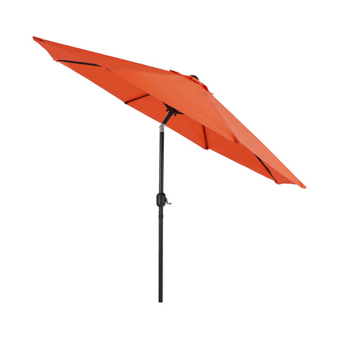 Manual-tilted Outdoor Patio Umbrella with Crank Handle