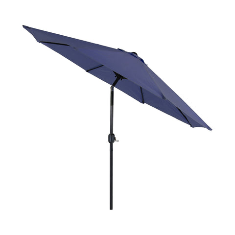 Manual-tilted Outdoor Patio Umbrella with Crank Handle