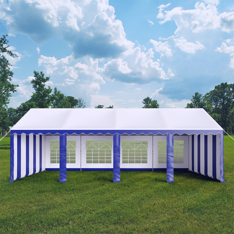 13'x26' Scalloped Valance Party Tent Canopy Shelter with Heavy Duty Design (Includes Carry Bag)