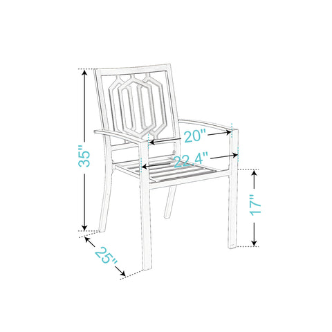 9-piece / 7-piece Patio Dining Sets Expandable Table and Classic Steel Chairs