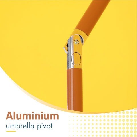 7ft Auto-Tilt Beach Tassel Umbrella With Handy Carry Bags
