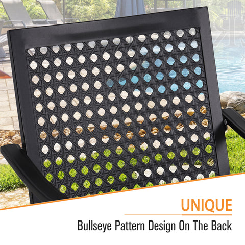 9/7-Piece Patio Dining Set Reinforced Expandable Table & Stackable Chairs