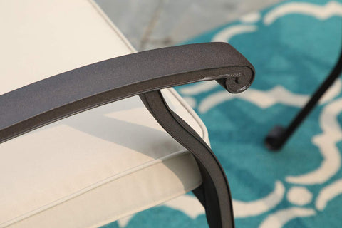 Cast Aluminum Patio Dining Chairs