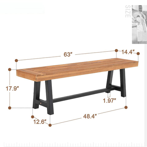 Outdoor Acacia Wood Dining Set, Modern Outdoor Dining Furniture