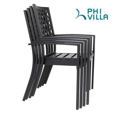9-piece / 7-piece Patio Dining Sets Expandable Table and Classic Steel Chairs