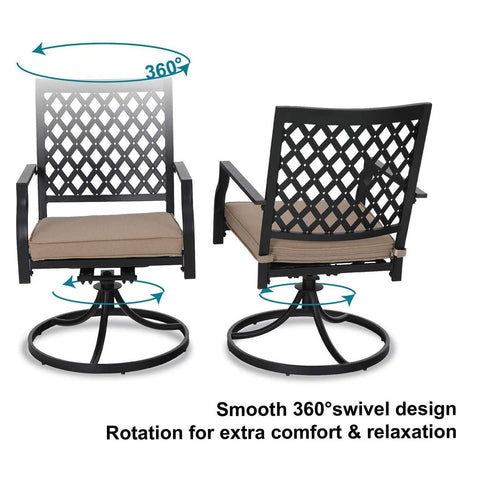 9-piece / 7-piece Patio Dining Sets Expandable Table and Classic Steel Chairs