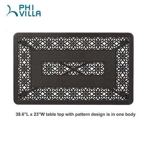 Cast Aluminum Outdoor Patio Retro Tea Table