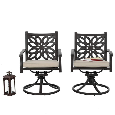 Cast Aluminum Patio Dining Chairs