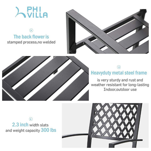 9-piece / 7-piece Patio Dining Sets Expandable Table and Classic Steel Chairs