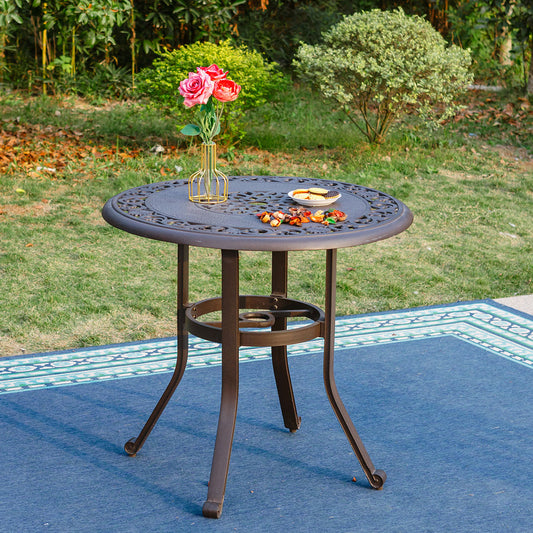 Cast Aluminum Round Table 32"