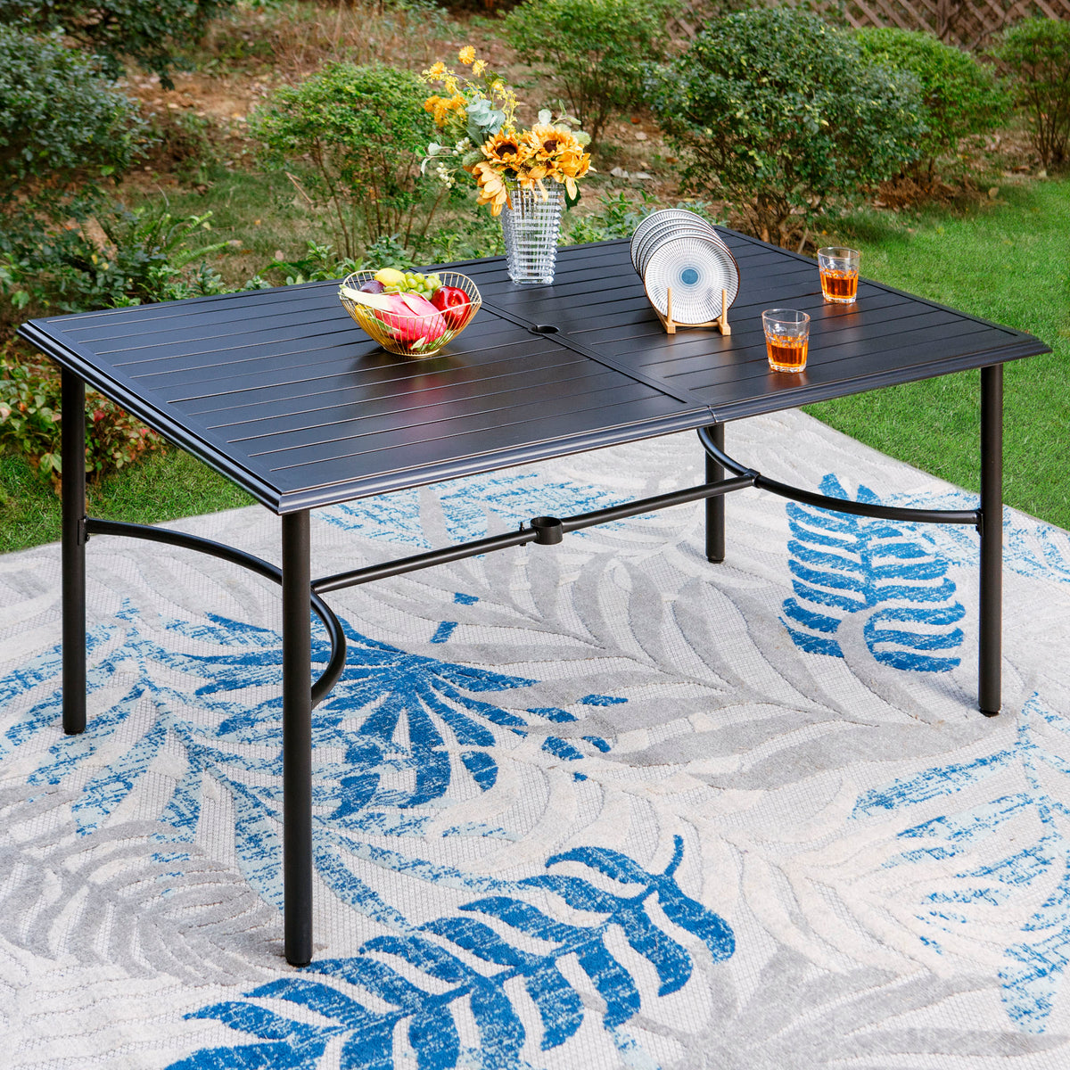 67" x 38" Steel Rectangle Table