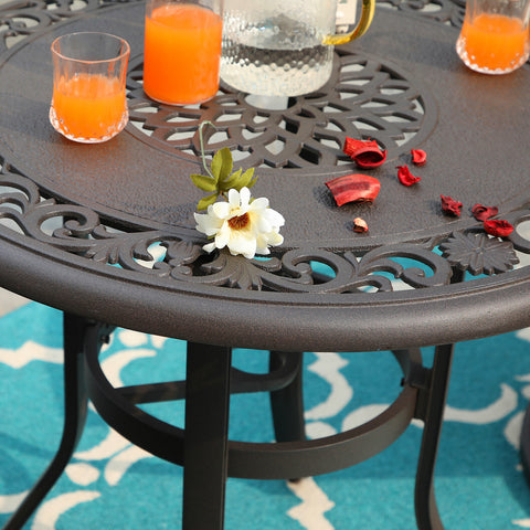 Cast Aluminum Round Table 32"