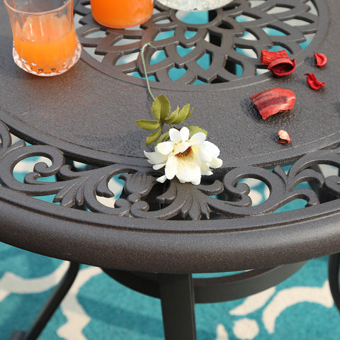 Cast Aluminum Round Table 32"