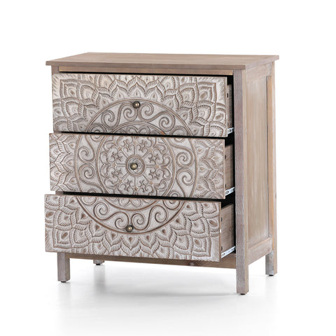 French Country 3 Drawers Accent Chest