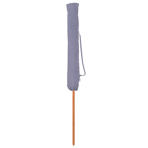 7ft Auto-Tilt Beach Tassel Umbrella With Handy Carry Bags