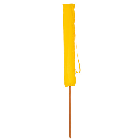 7ft Auto-Tilt Beach Tassel Umbrella With Handy Carry Bags