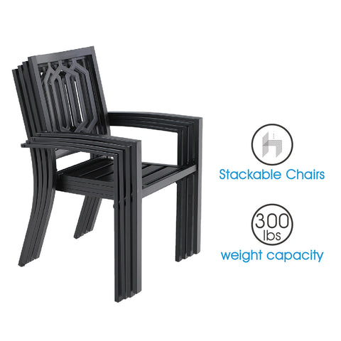 9-piece / 7-piece Patio Dining Sets Expandable Table and Classic Steel Chairs