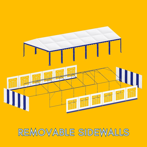 20'x40' Tent for Party Large Wedding Birthday Party Event Canopy Shelters with Heavy Duty Design Includes Carry Bag