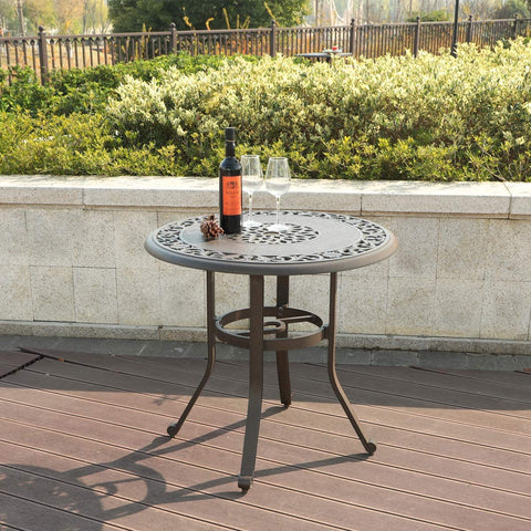 Cast Aluminum Round Table 32"